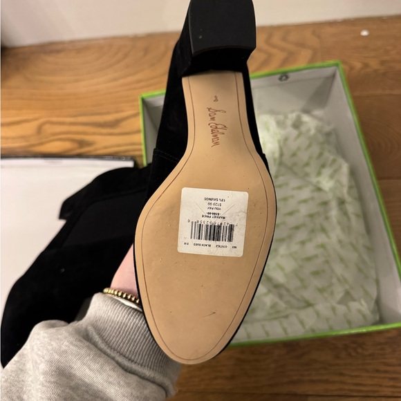 Sam Edelman Black Suede Booties - Picture 5 of 6